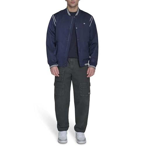 Image of Champion Men's Lightweight Varsity Bomber Jacket