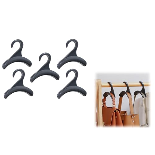 KAYEF Cuelga Bolsos de 5 Piezas, Cuelga Bolsos de Armario, Cuelga Bolsos de Armario, Cuelga Bolsos de Mujer para Colgar Bolsos, Mochilas, Bufandas y Corbatas, etc.