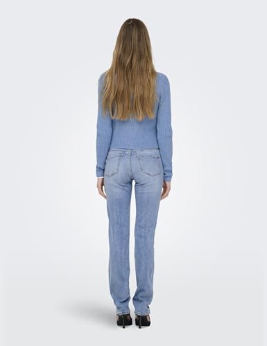 Jean coupe droite bleu ONLY Onlsui mid slim dnm dia460 femme