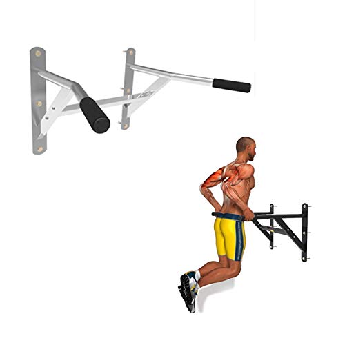 Squat Rack Equipo De Fitness Para El Gimnasio En Casa Equipo De Calistenia Parallettes Barras De Inmersión Estación De Dominadas De Acero Inoxidable La Carga Máxima De 300 Kg Power Rack ，Silver