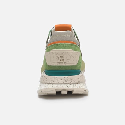 Image of The NSJ358 is a Modern Sneaker Made of Leather and Premium Suede Plus mesh and Nylon. Made by a Stylish Design with Classy Touch.
