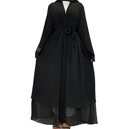 Robe en mousseline de soie longue pour dissimuler les formes avec élégance en taille S