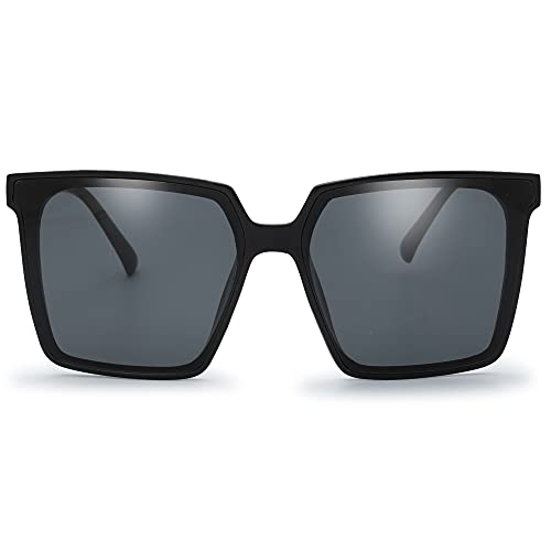 The Fresh Flat Lens Retro Oversized Square Sunglasses for Women2