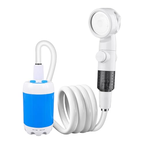 Douche de camping à pression réglable avec batterie 4000 mAh pour extérieur