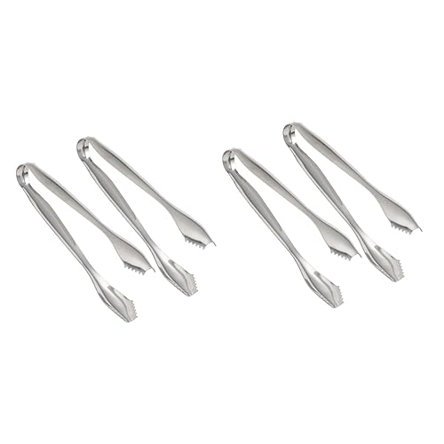 Amosfun 4 Pz mini pinza per il ghiaccio cucina gadget kitchen gadget confee caffe candy bar pinze per cubetti di ghiaccio pinze per zollette di zucchero mini pinze da portata