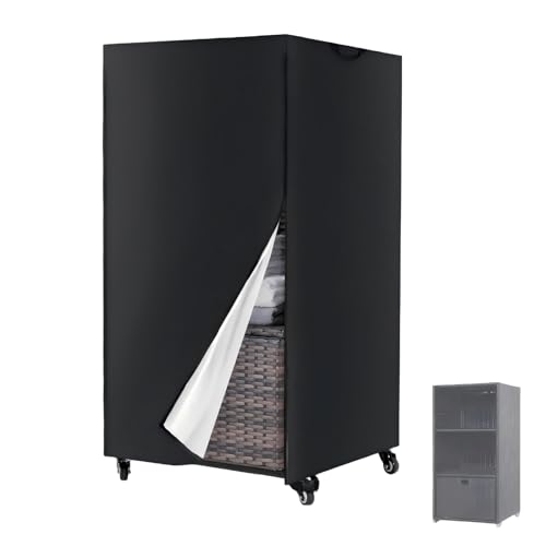 Agustone Cover for Waterproof Outdoor Pool Towel Holder Rack, for