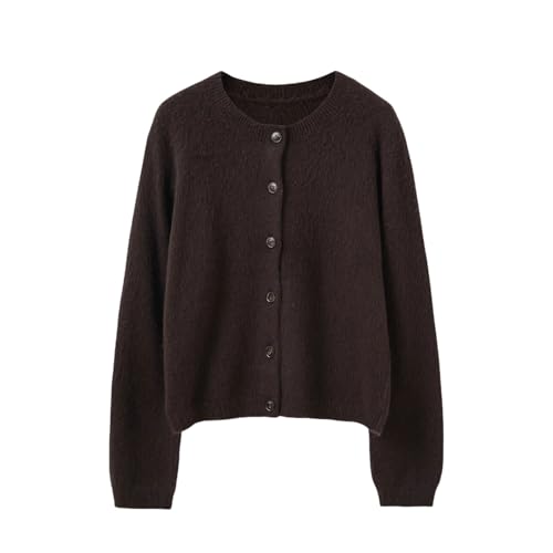 Gilet en cachemire brossé femmes pull chaud manches longues pour hiver