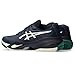 ASICS Men's Gel-Resolution X Tennis Shoes, 9.5, Midnight/Cream