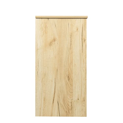 Holaki Farmhouse Wood Buffet Cabinet With Storage,Sideboard Storage Cabinet With 2 Doors,A Storage And 2 Drawers,Modern Entryway Floor Cabinet,Dining Room Accent Cabinet,Cupboard Console Table(Oak) #TOP7