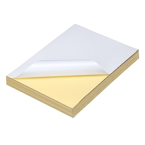 Papier autocollant pour impression étiquettes vierges Mipcase blanc