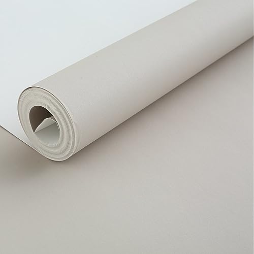 Papier peint intissé gris et blanc brillant pour rénovation de chambre ou de salon