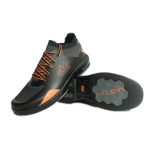 KR Strikeforce Motiv Mens Flash Right Handed Wide Bowling Shoes- Smoke/Orange 10 W
