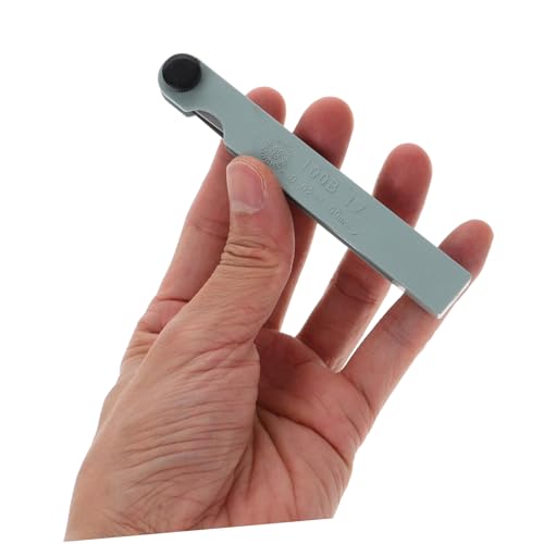 Healifty Calibrador de galgas para válvula de acero inoxidable, herramienta de medición de espesores, medición precisa para mantenimiento automotriz miniatura 7