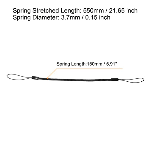 PATIKIL Retrattile Molla Bobina Cinghie 6, 8pz
