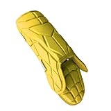 APLVFFZH Baseball Beinprotektor für Erwachsene Ergonomischer Schutz Komfortables Eva-Material Kompakter Schienbeinschutz für Baseballspieler Softballspieler, Gelb