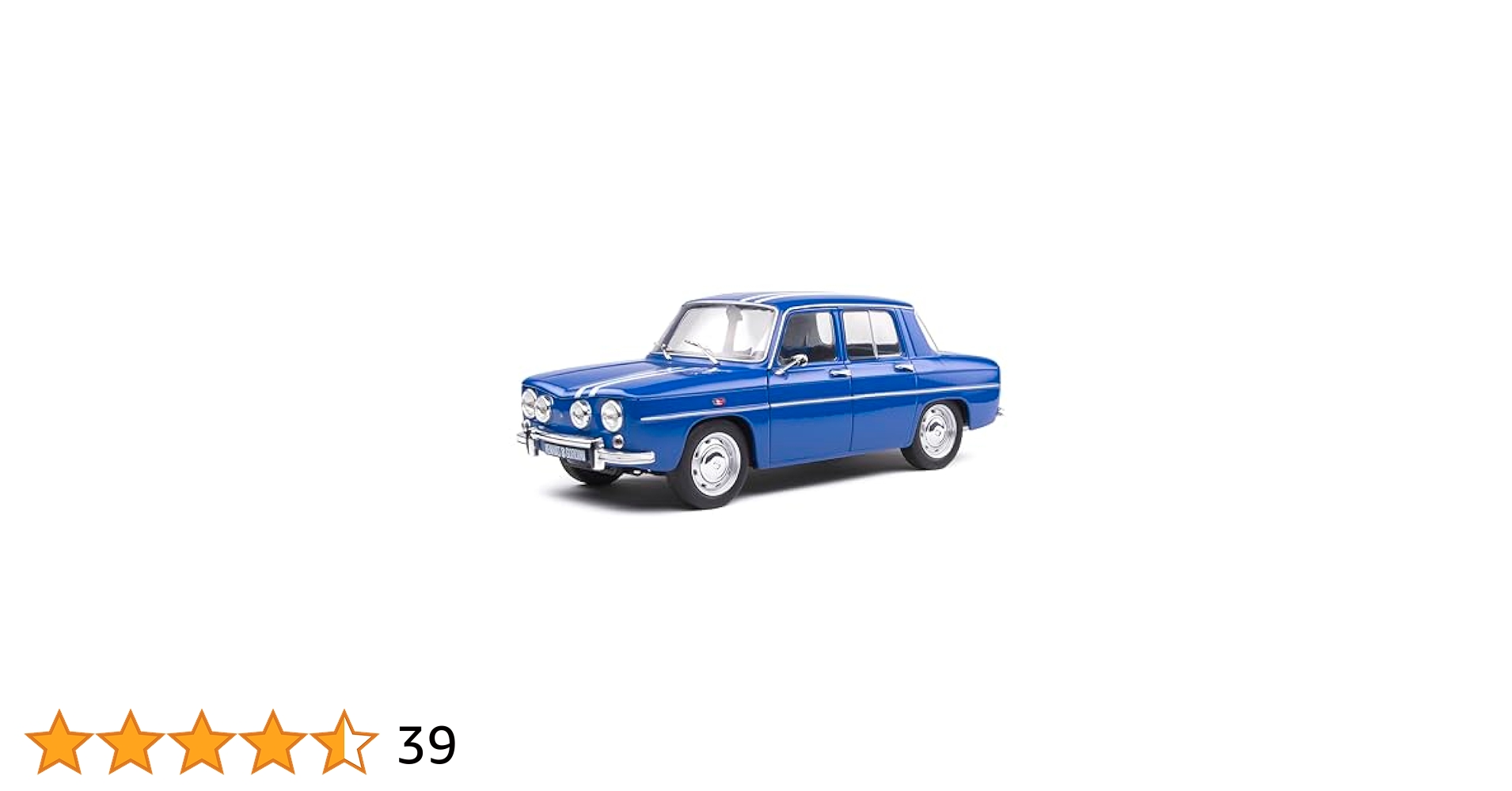 Amazon.com: Solido - 1:18 Renault 8 GORDINI 1300 Blue 1967