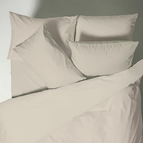 Parure de lit 180 cm en coton anti-transpiration Bianca Plain Dyed Percale - 5