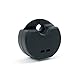 StellaPlast SP-221054 schwarze Zahnspangenbox mit Schnappverschluss für sichere Aufbewahrung von kieferorthopädischem Gerät, Aufbissschienen/Prothetik, 5,0 x 7,7 x 4,0 cm
