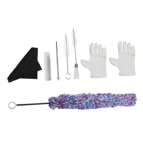 VICASKY 1 Set Saxophone Cleaning Tools Kit Sax Brush Cleaning Swab Mouthpiece Pads Gloves Maintenance Cloth Sax Tool