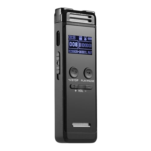 Enregistreur vocal numérique 32 G HUIOP HD 1536 Kbps avec haut-parleur