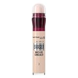 Maybelline Instant Anti Age Eraser Eye Concealer, Dark Circles and Blemish Concealer, Ultra Blendable Formula, 03 Fair