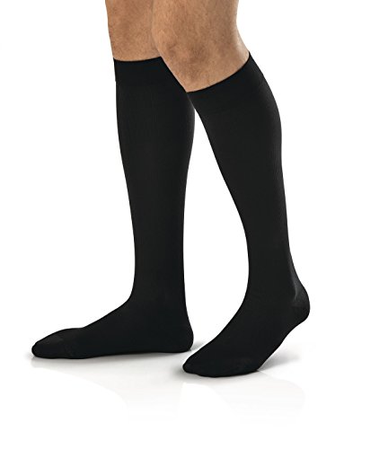 JOBST for Men Knee High Closed Toe Compression Stockings,, Extra Firm Legware