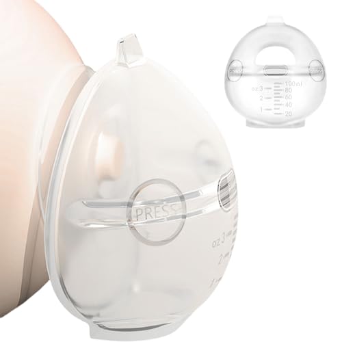母乳ミルクキャッチャーソフト & シリコーン漏れ防止ミルクコレクターウェアラブル手動搾乳器コンテナケース 100 ミリリットル