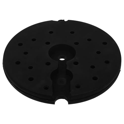 EXAOMBLE Base Pesante per Lampada da Terra in Metallo, Supporto Rotondo Compatto Diametro 24 Cm, Base Stabile per Lampada da Tavolo e Piantana, Accessorio per Arredamento Ufficio e Casa