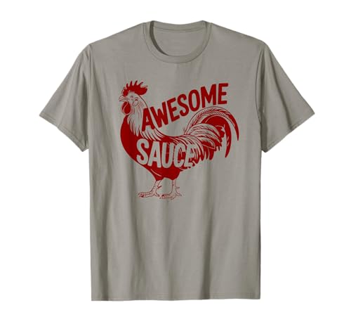 Salsa impressionante con foto di Gallo Maglietta