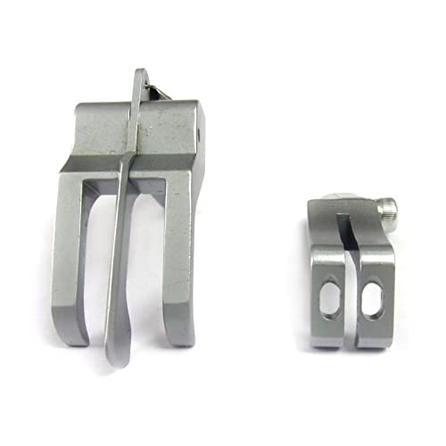 Aguja doble con guía central para máquina de coser Durkopp Adler 69 267 269 (tamaño del calibre de aguja: 10 mm)