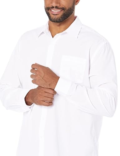 Amazon Essentials Men's Regular-Fit Long-Sleeve Casual Poplin Shirt4