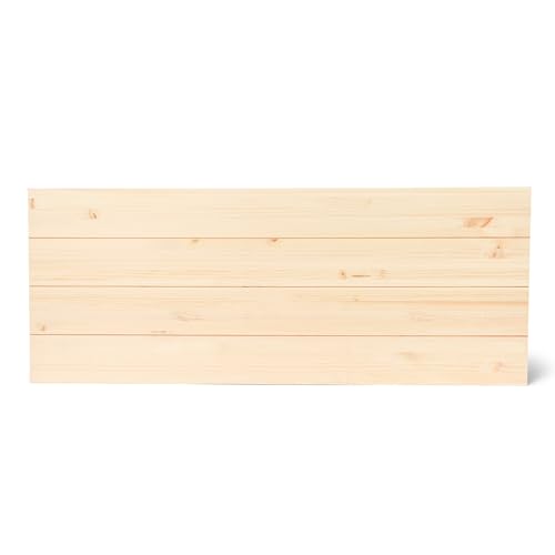 Raw Wood - Cabecero Cama 150 y 160 cm Queen Size - Madera Maciza ...