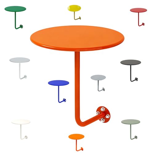 Table Ronde Murale, Table Basse en Forme De L, Petite Table D'appoint De Comptoir for Cafés,...