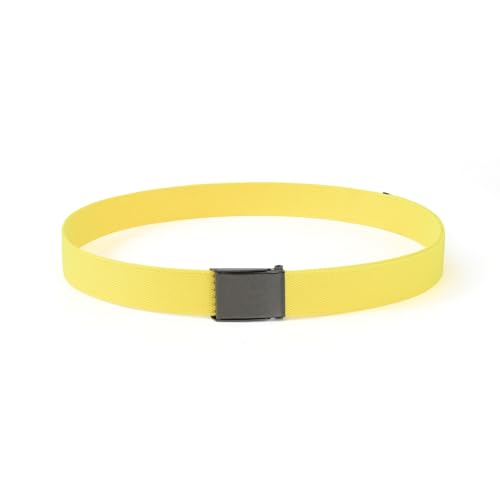 Image of Mile High Life Canvas Web Belt | Cut to Fit Up to 52 inch | Flip-Top Matte Silver Nickel Buckle 12 Colors