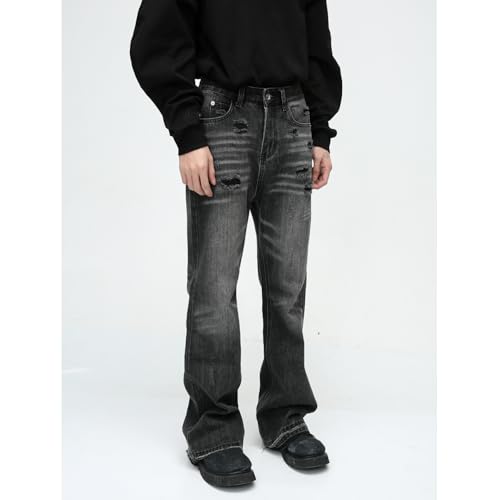 Men's Jeans Autunm American Retro Commute Home Casual Gathering Loose Slim Fit Long Pants4