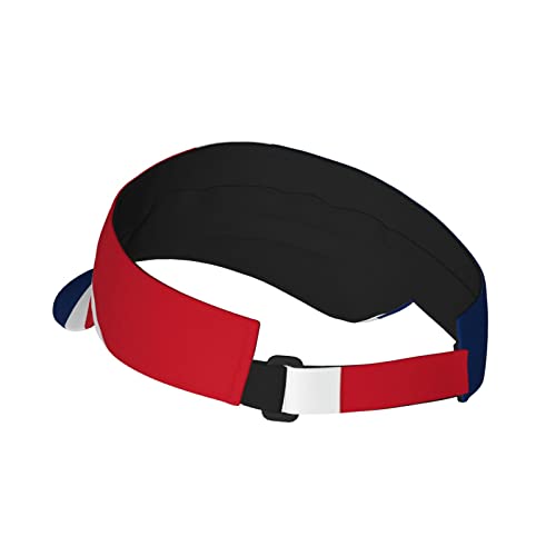 Image of Cute Funny Flag Hat Women Men Adjustable Flag Sport Sun Visor Hat Summer Fashion Sun Cap Beach Flag Hat