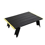 Multiusos: mesa plegable versátil adecuada para acampar al aire libre, picnic, pesca, playa, barbacoa de jardín. Adecuado para poner alimentos, configurar campamentos y equipos de camping en el suelo. Adecuado para la colocación de vajilla de cocina. Incluso se puede utilizar para leer y trabajar en la cama como un escritorio de computadora.