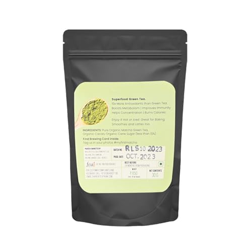Image of Tea Trunk Cacao Matcha Green Tea | Pure Ceremonial Grade Japanese Matcha | Pre Workout | Authentic & Premium Matcha Tea Power | Immunity Booster | Improve Metabolism & Focus | Detox Drink | No Additives - 30 grams