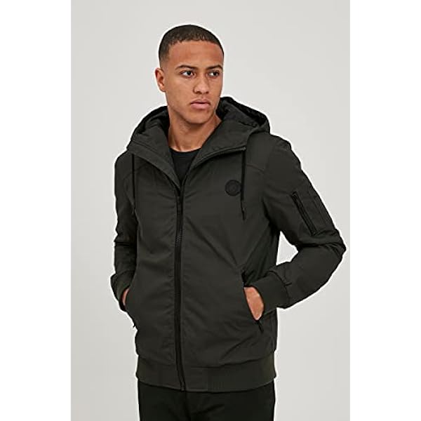 !Solid Tilly Sporty Overgangsjas voor heren, met capuchon