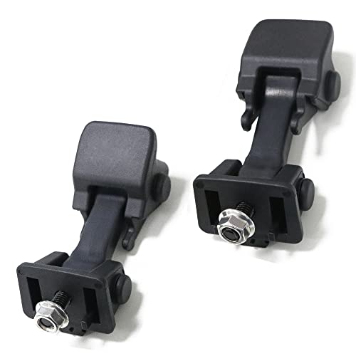 sukemichi OEM TJ フードラッチ、オリジナルファクトリーフードラッチキット 1997-2006 ジープラングラーTJアクセサリー用、1ペア、ブラック