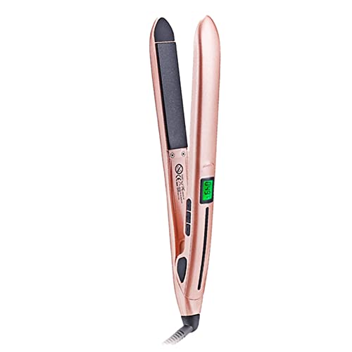 Plancha y rizadora de cabello 2-en-1 con placas y calor miniatura 1