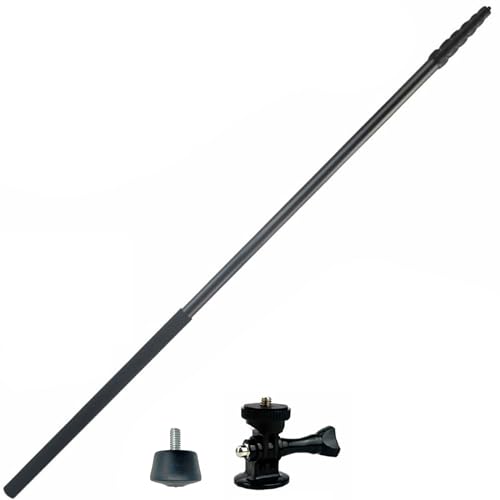 Hilax ���B��_ ���� �����O 1/4 3/8 �C���` �l�W �Ή� �h���[���̗l�ȎB�e 10m + GoPro�p�A�_�v�^+�Γ˕t��