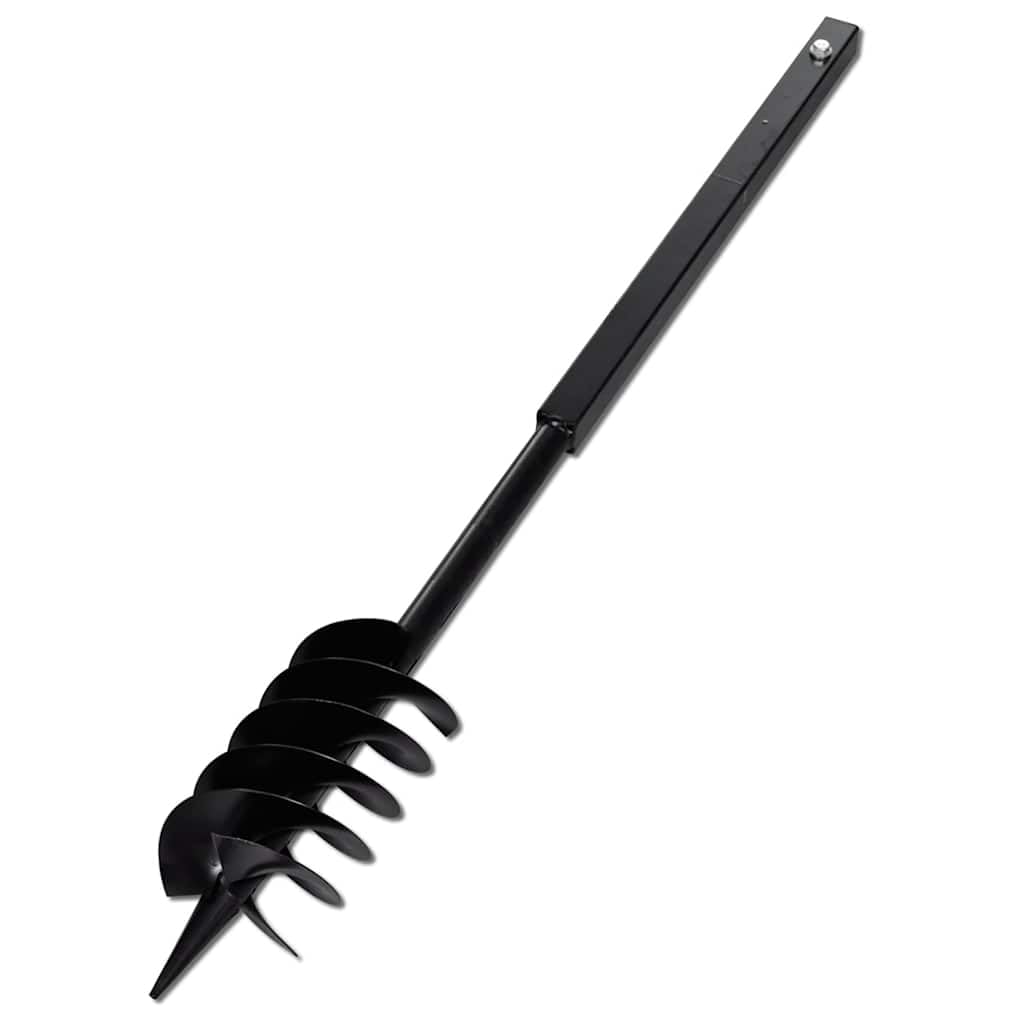 vidaXL Bêche et Tarière Manuelle 150 mm avec Rallonge 5 m Acier Sol Jardin