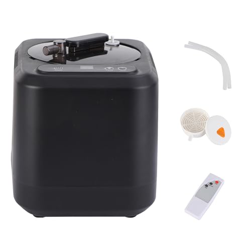Upgrade - Generador de vapor portátil para sauna 4L, 1200 W, potente mini vaporizador con mando a distancia, calentamiento rápido para spa en casa y cuidado de todo el cuerpo, adecuado para tiendas de