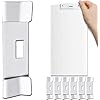 Vertical Blind Repair Vane Savers, Metal Vertical Blind Repair Tabs for Vertical Blinds Replacement Slats, White 6