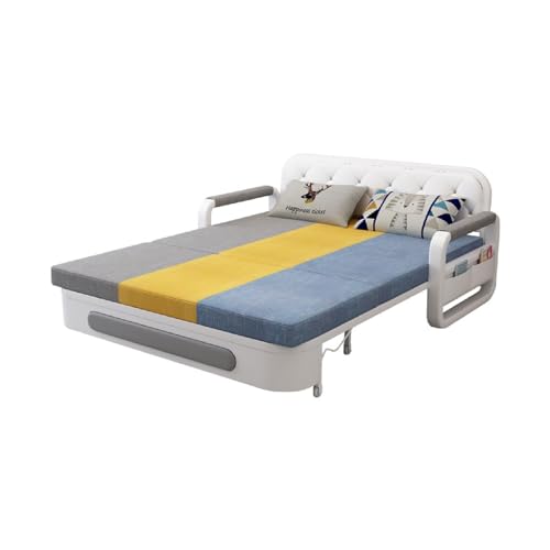 Image of WENBO HOME Sofa Bed, Pull Out Double Multifunction Couch, Modern Style Chair For Living & Bed Room (1.28m, Multicolor)