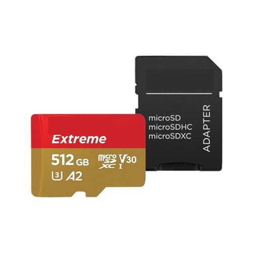 �G�N�X�g���[�� MicroSDXC UHS-I �J�[�h V30 A2 �������J�[�h 32 �M�K�o�C�g 64 128 256 512 1 �e���o�C�g�}�C�N�� SD �J�[�h�ő� 190Mb/s �t���b�V�� TF(A2 microSDXC 512GB)