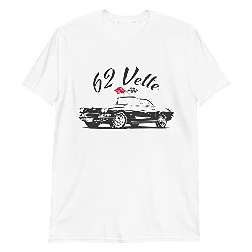 1962 'Vette C1 Classic Car 62 Vette T-Shirt White