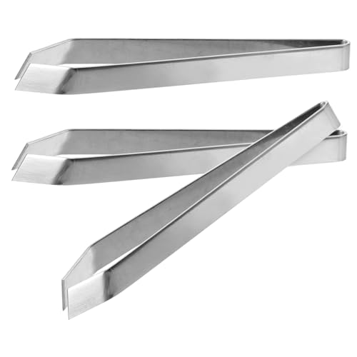 FUNNETOYU 6pezzi Pinzette Inossidabile per Cibo Utensili da Cucina per Rimuovere Lische e Pelo di Pinzette Professionali per Cucina e Design Alimentare Strumenti di Controllo Facile e Sicuro