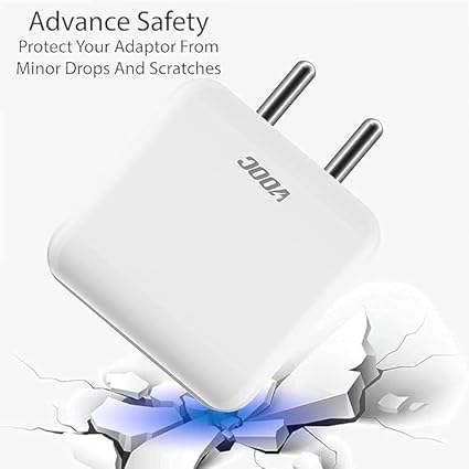 Image of 65W Charger for Op-po R5s |Mirror 5s |Mirror 5 |Joy 3 |R7 Plus |R7 |Neo 5 |Neo 5s |Joy Plus |Mirror 3 |A31 | USB Micro Cable| Ultra Fast Charger (Adapter & Cable)(AA187)